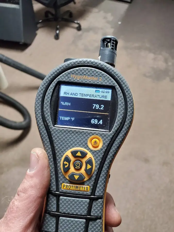 Moisture meter humidity assessment for Mold Remediation & Removal in Port Royal